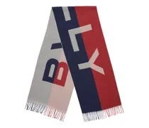 Schal aus Logo-Jacquard mit Fransen