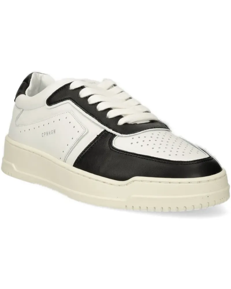 Copenhagen Perforierte Sneakers - Weiß Weiß