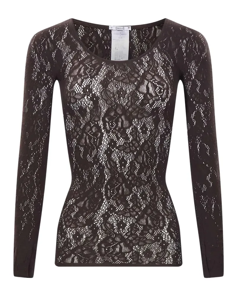 Wolford Oberteil mit langen Ärmeln - Braun Braun