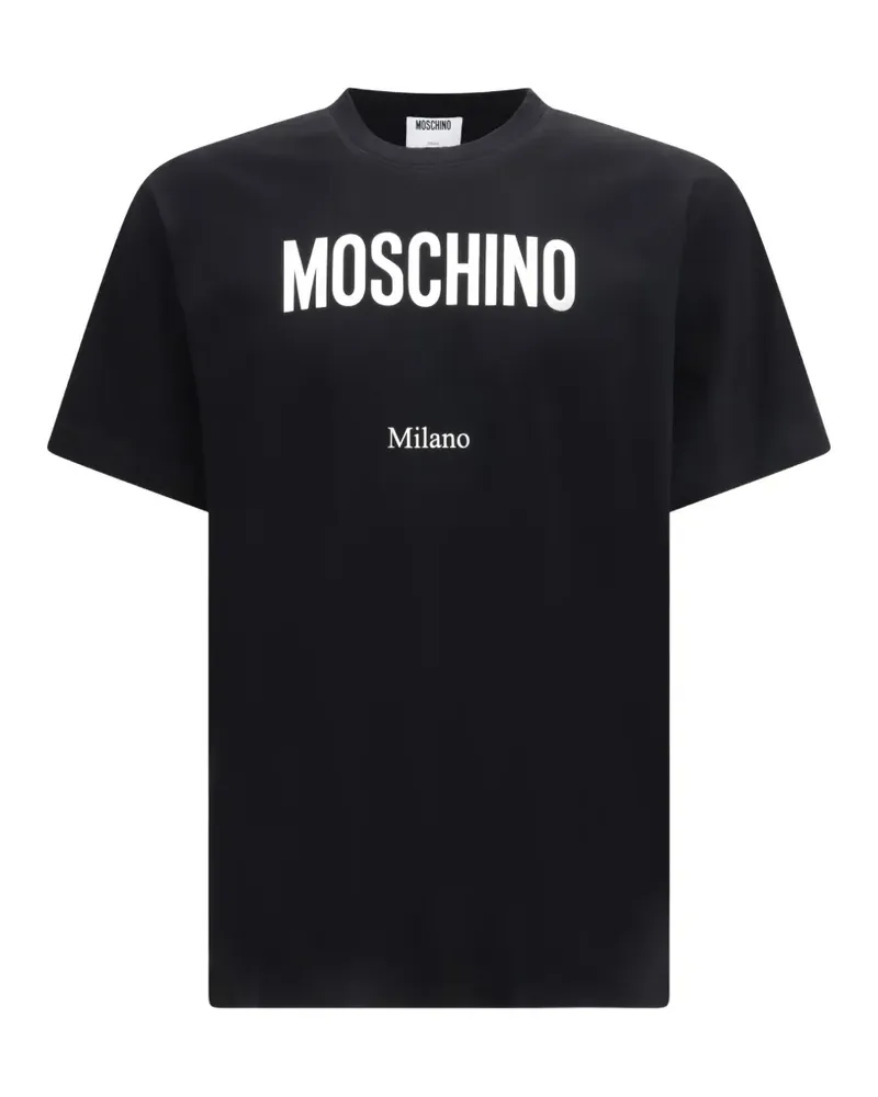 Moschino logo T-shirt - Schwarz Schwarz