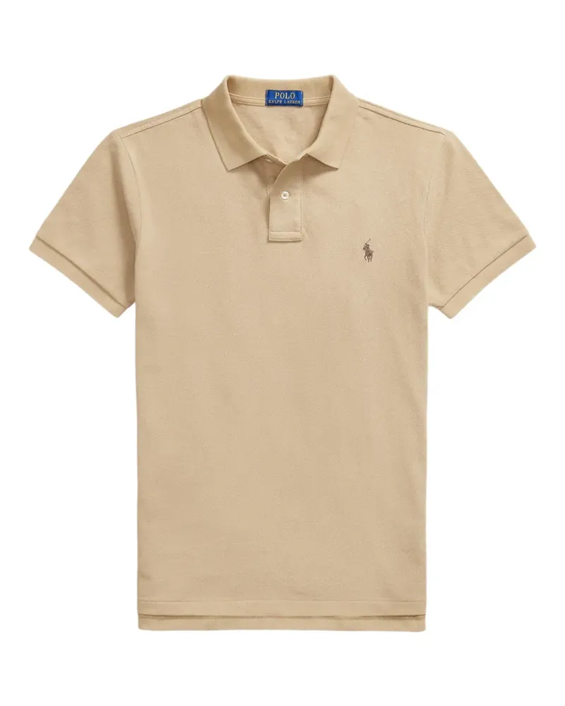 Ralph Lauren Poloshirt mit Stickerei - Nude Nude