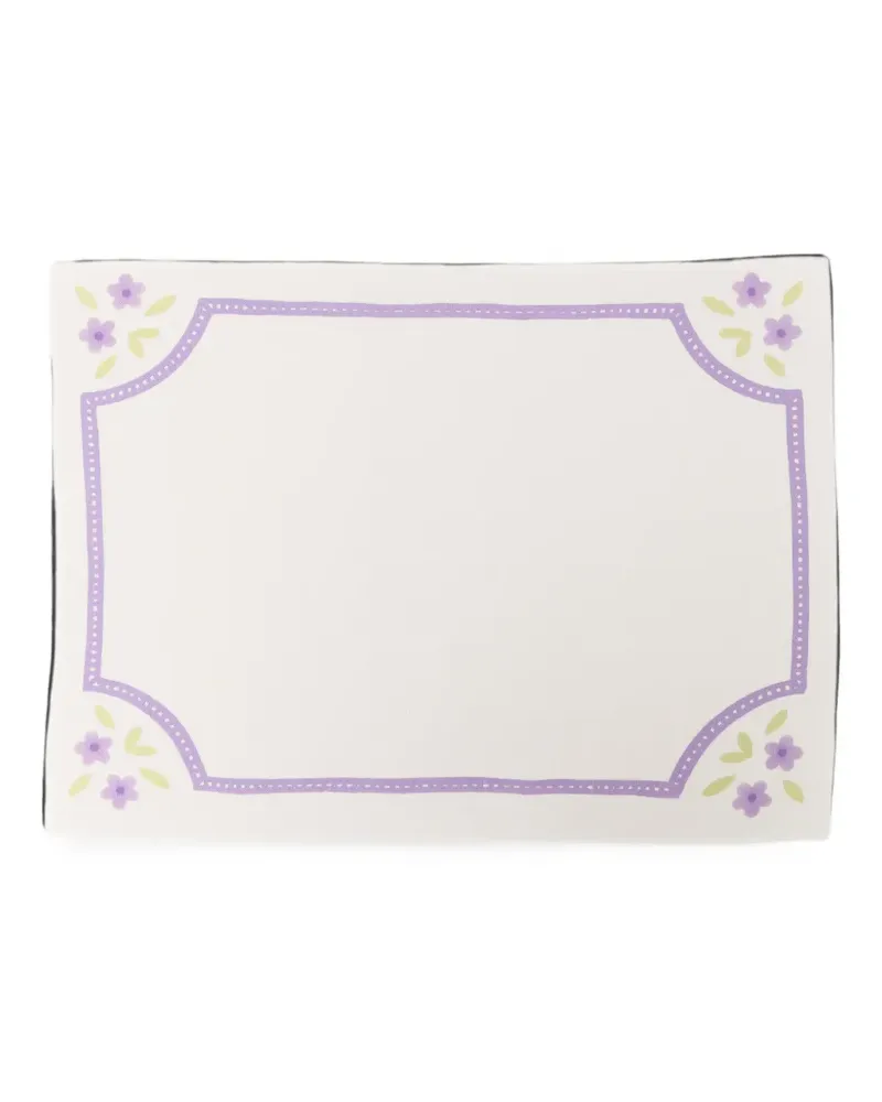Bambah Rosalie placemat set - Weiß Weiß