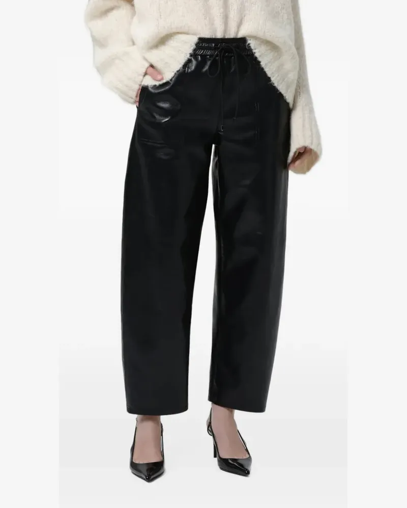 Citizens of humanity Rework drawstring high-waisted trousers - Schwarz Schwarz