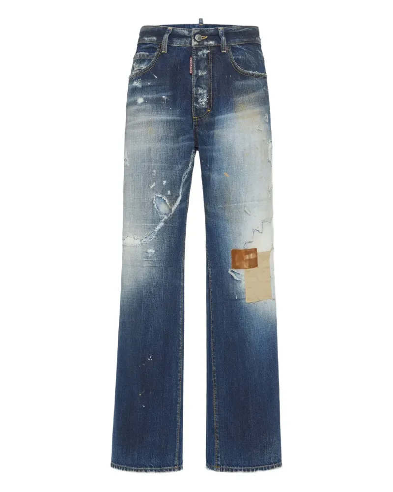 Dsquared2 Jeans im Distressed-Look - Blau Blau
