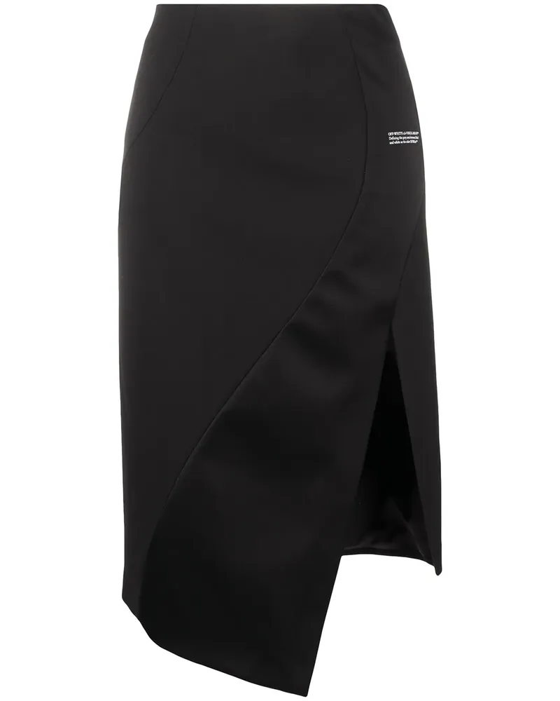 OFF-WHITE Asymmetrischer Rock - Schwarz Schwarz