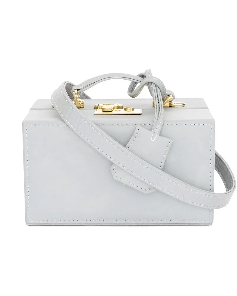 Natasha Zinko Rechteckige Box-Clutch - Grau Grau