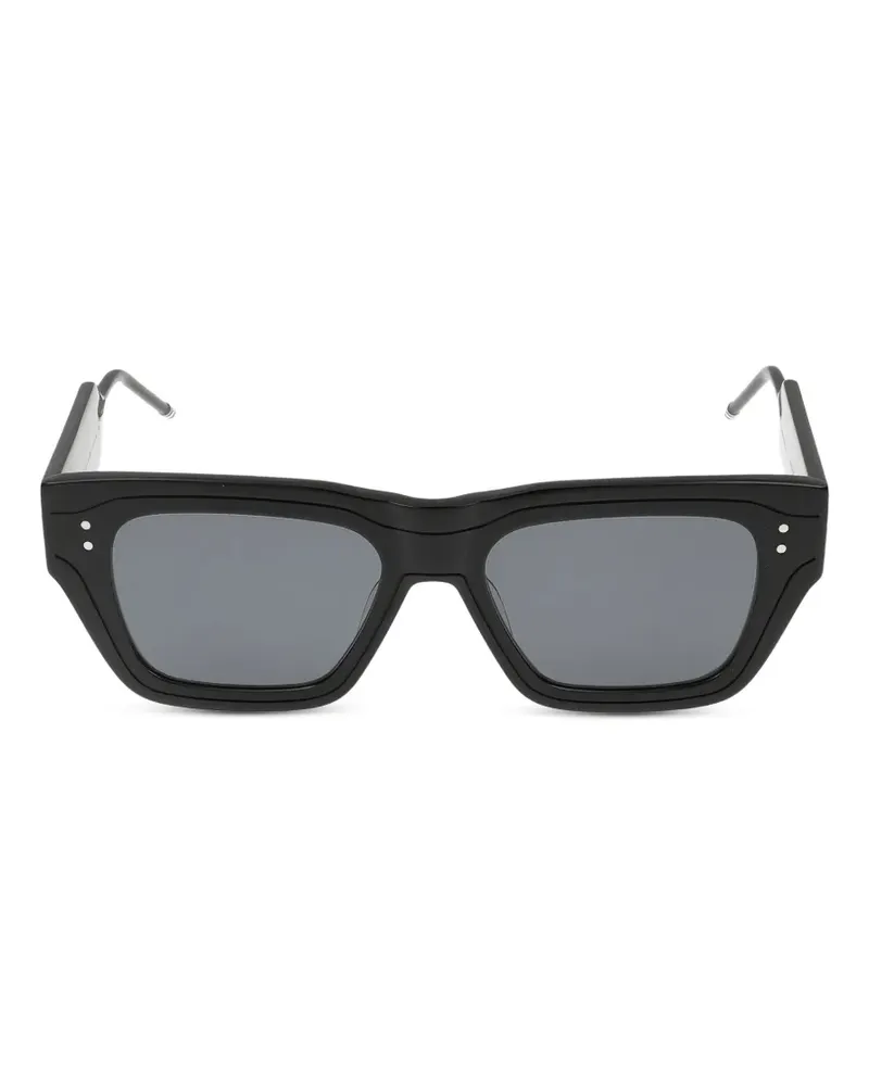 Thom Browne rectangle-frame sunglasses - Schwarz Schwarz
