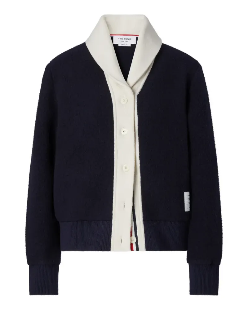 Thom Browne Cardigan aus Fleece - Blau Blau