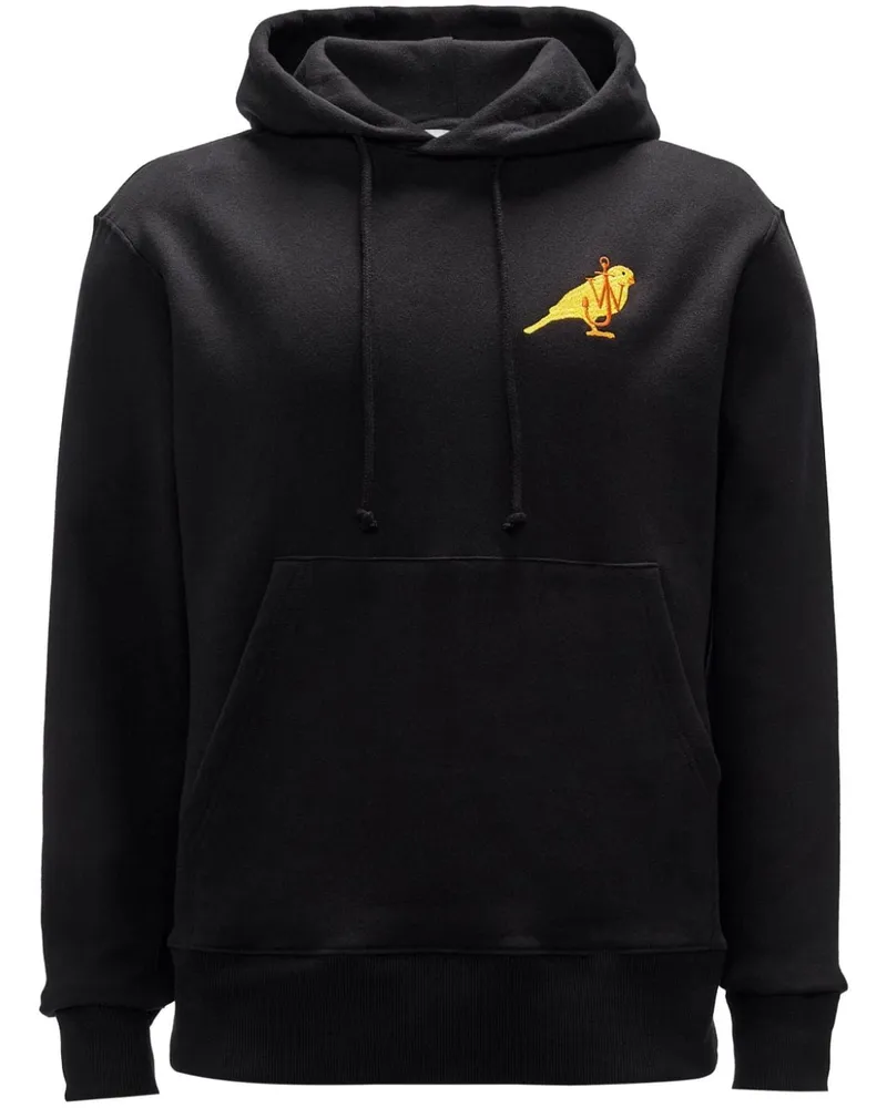 J.W.Anderson Canary Hoodie aus Bio-Baumwolle - Schwarz Schwarz