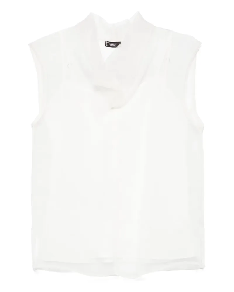 Peserico Bluse mit Sheer-Effekt - Weiß Weiß