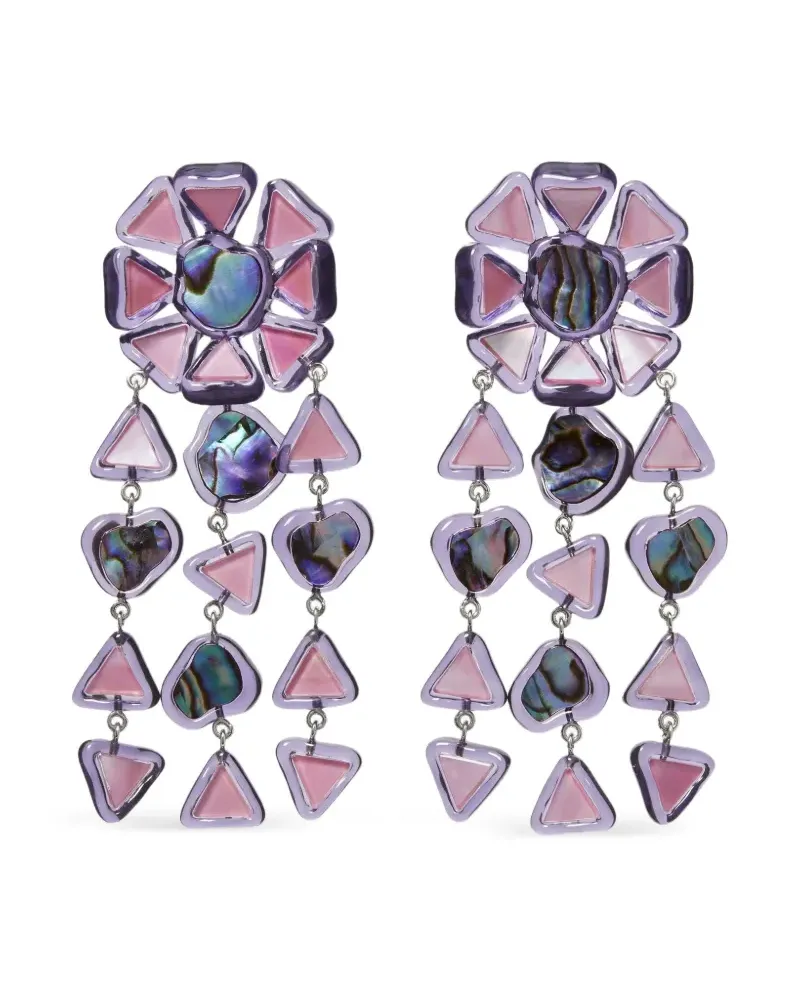 Tory Burch Curiosity Chandelier Ohrringe - Violett Violett
