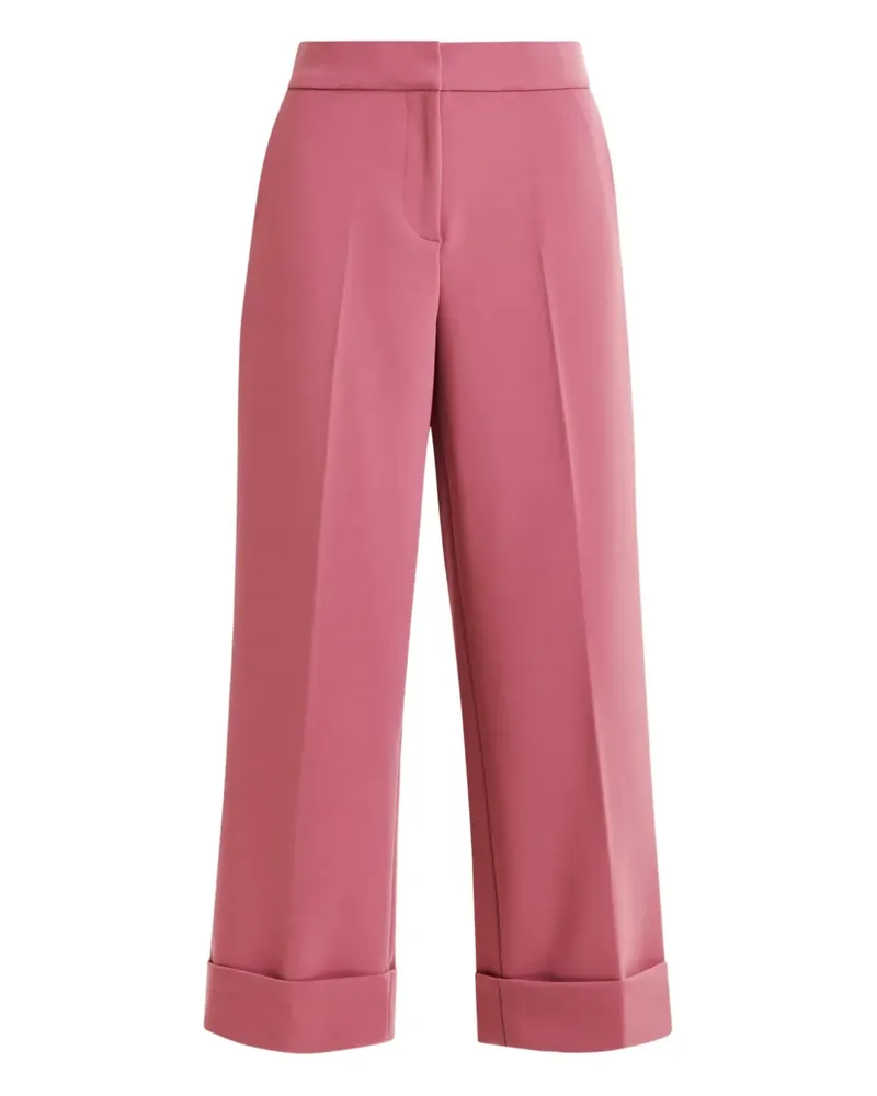 Essentiel Ausgestellte Hose mit Bügelfalten - Rosa Rosa