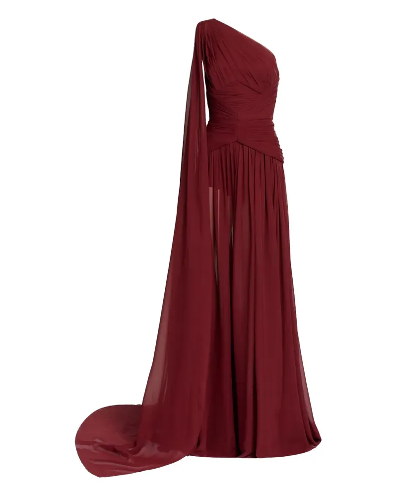 Elie Saab Schulterfreies Maxikleid - Rot Rot