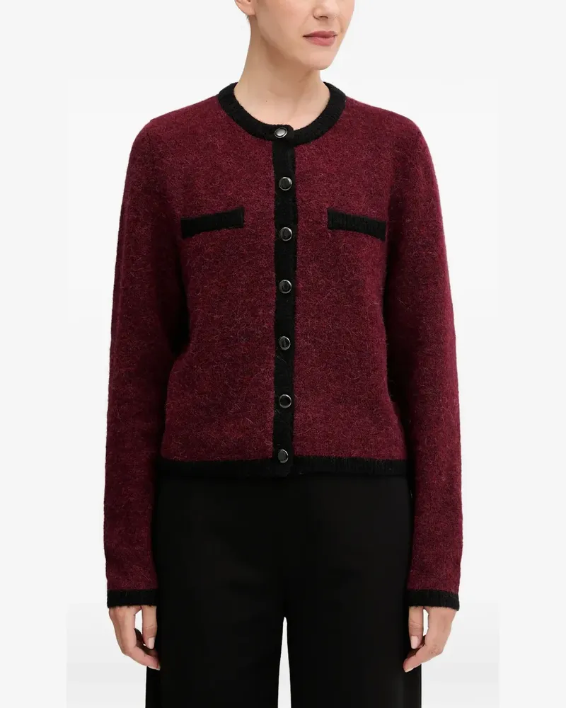 Gestuz GZalpha button pocket cardigan - Rot Rot