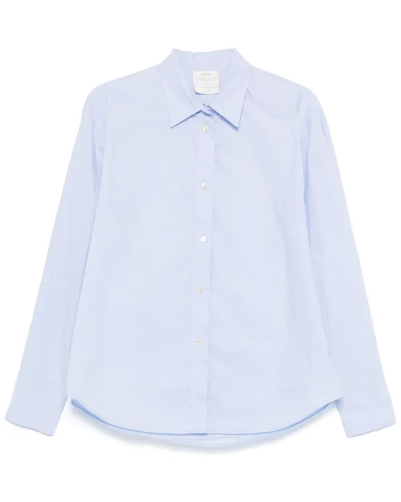 forte_forte Hemd aus Popeline - Blau Blau