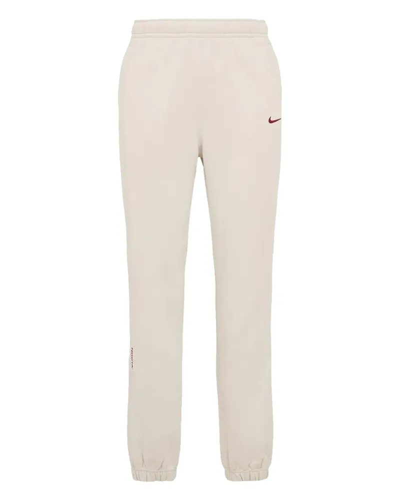 Nike logo-detail trousers - Nude Nude