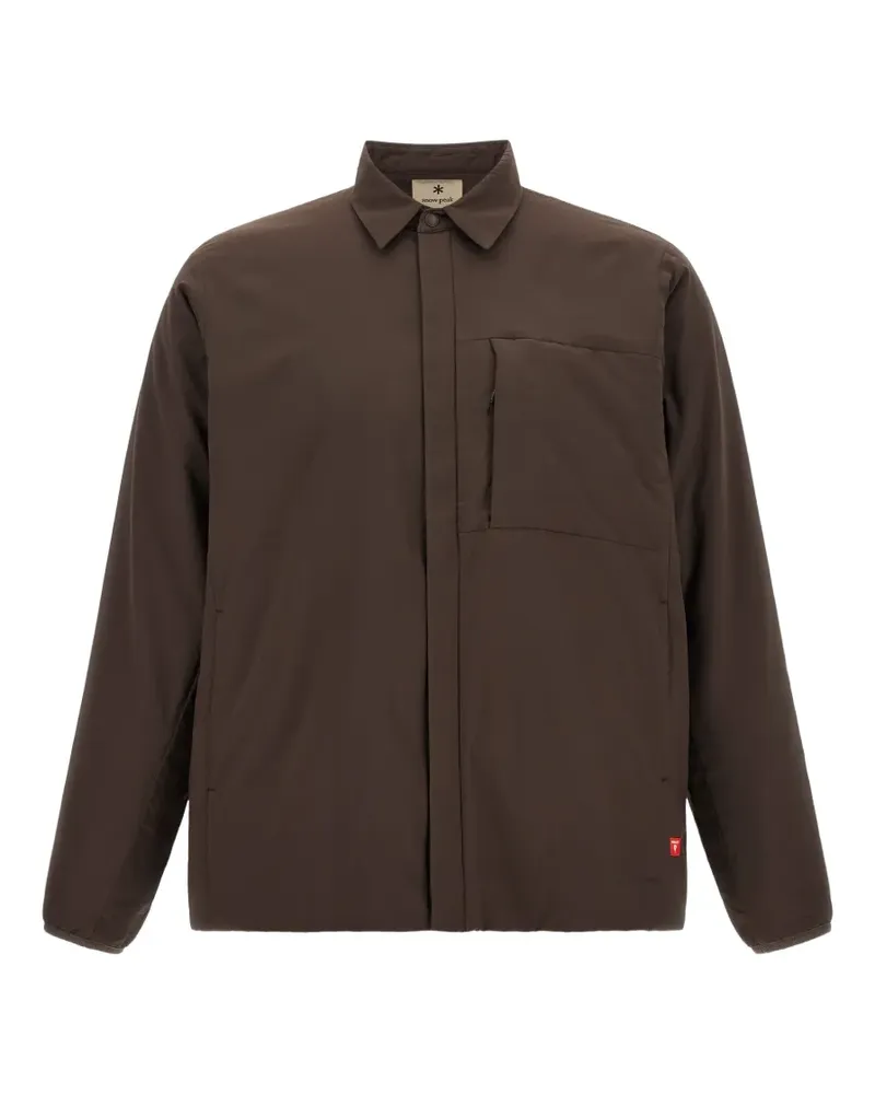 Snow Peak Flexible Insulated shirt jacket - Braun Braun