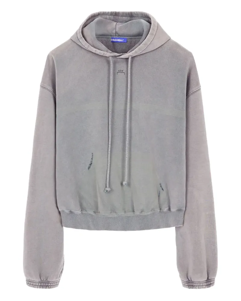 ACW* Hoodie im Distressed-Look - Grau Grau