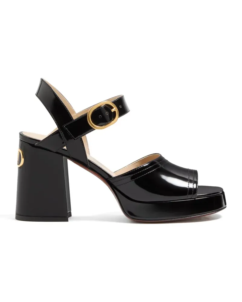 Valentino Garavani Fawcette Plateau-Sandalen 100mm - Schwarz Schwarz