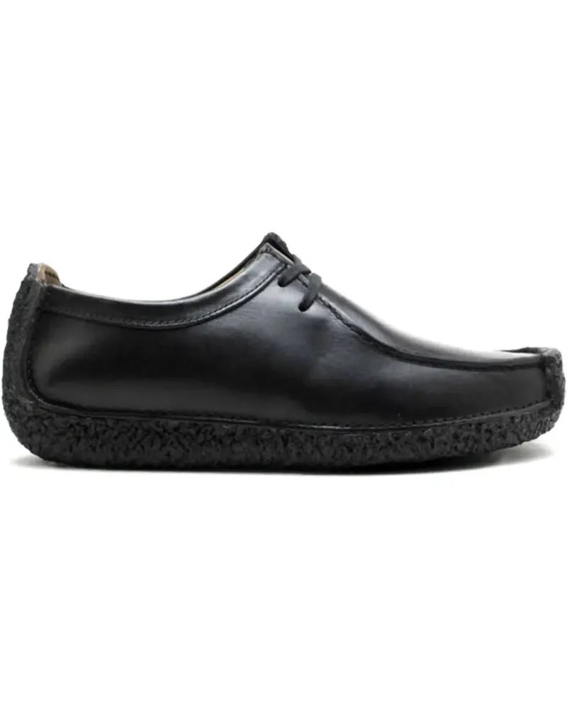 Clarks Natalie "Leather" Sneakers - Schwarz Schwarz
