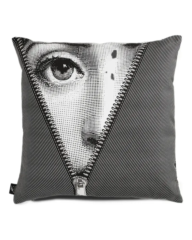 Fornasetti Theme and Variations Kissen mit Reißverschluss - Weiß Weiß