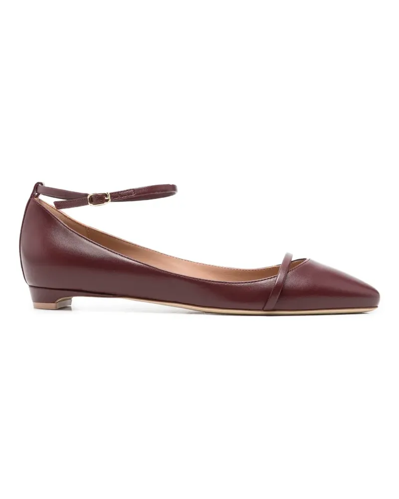 Malone Souliers Mary ankle-strap ballet flats - Rot Rot
