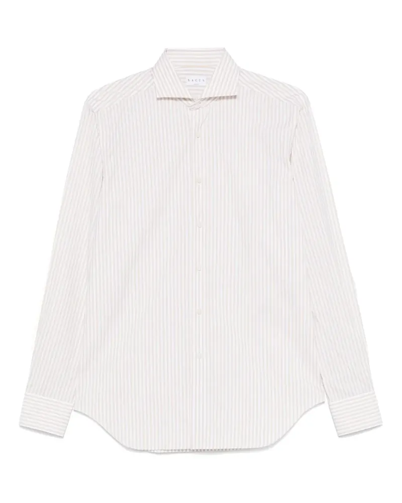 XACUS Gestreiftes T-Shirt - Weiß Weiß