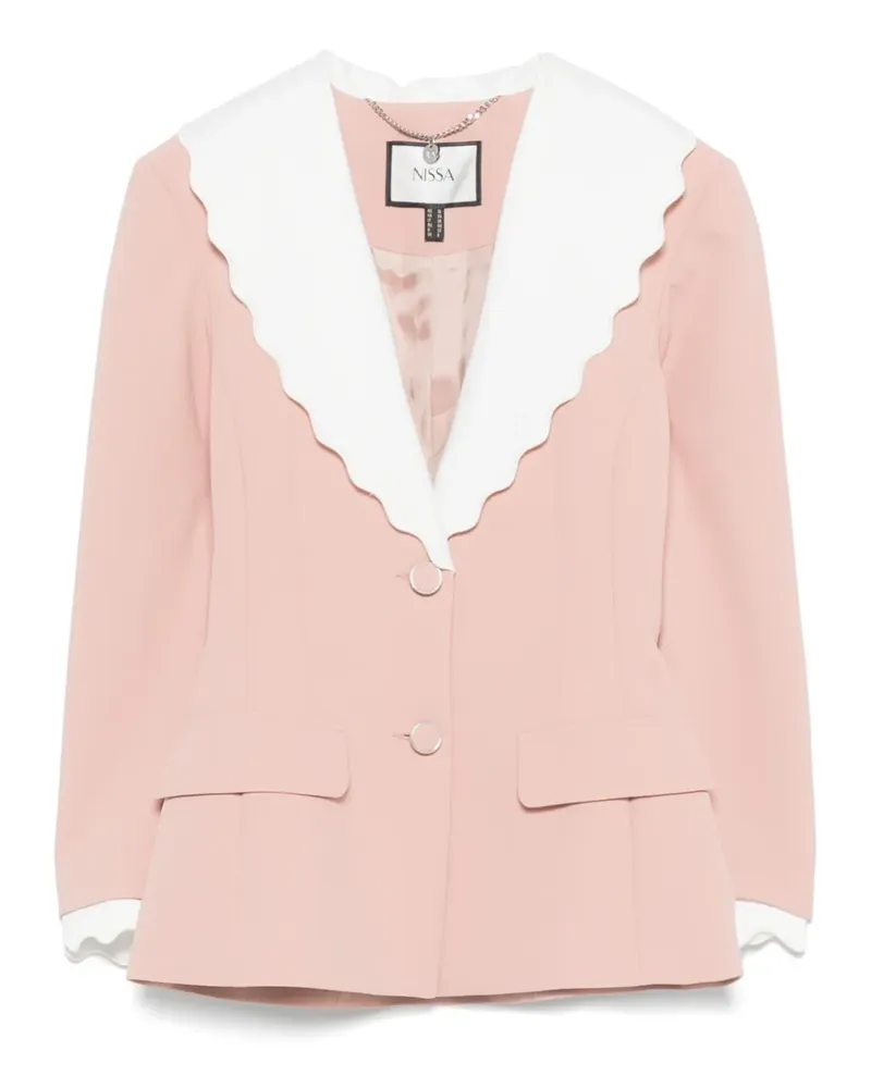 NISSA Sakko mit gewelltem Revers - Rosa Rosa