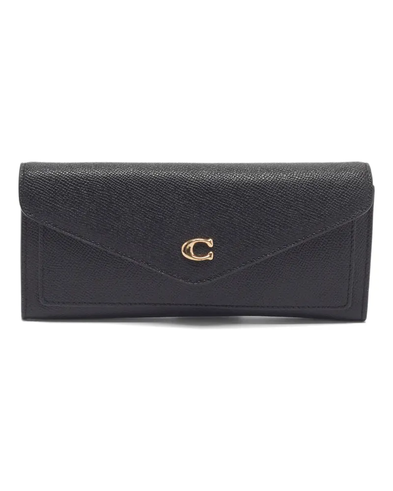 Coach Wyn Soft continental wallet - Schwarz Schwarz