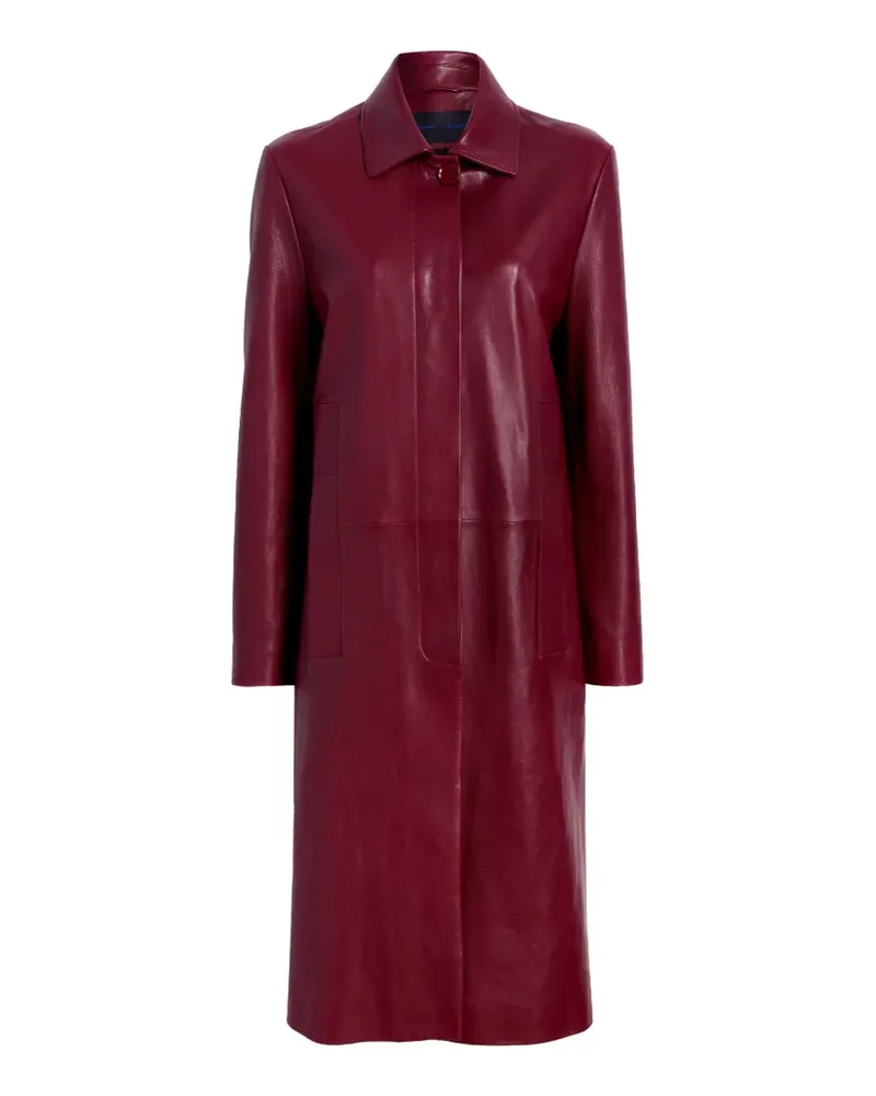 Proenza Schouler Mantel aus Leder - Rot Rot
