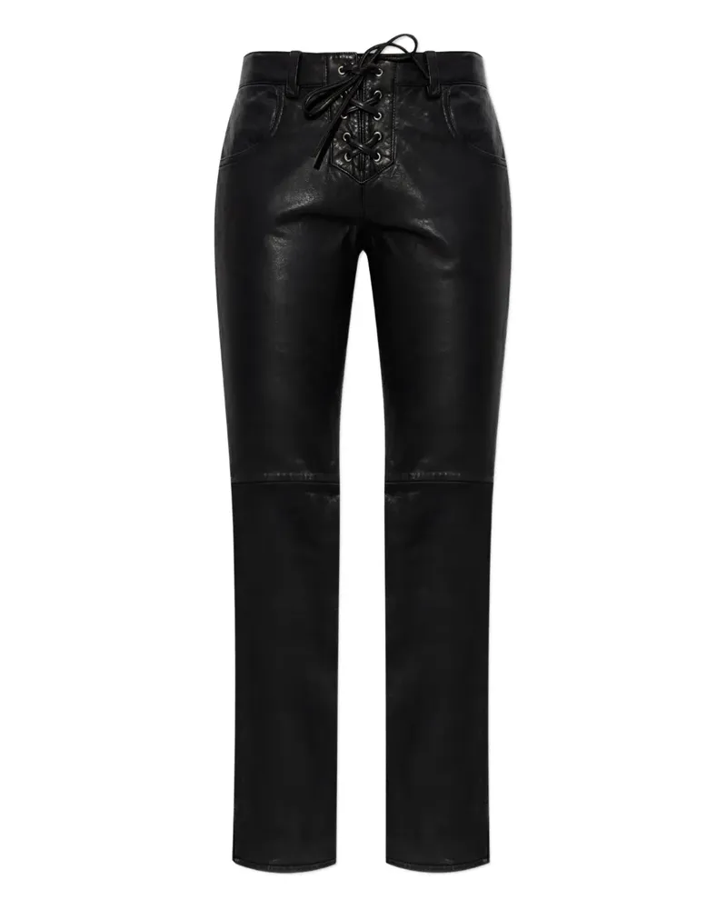 Isabel Marant Vanel lace-up trousers - Schwarz Schwarz