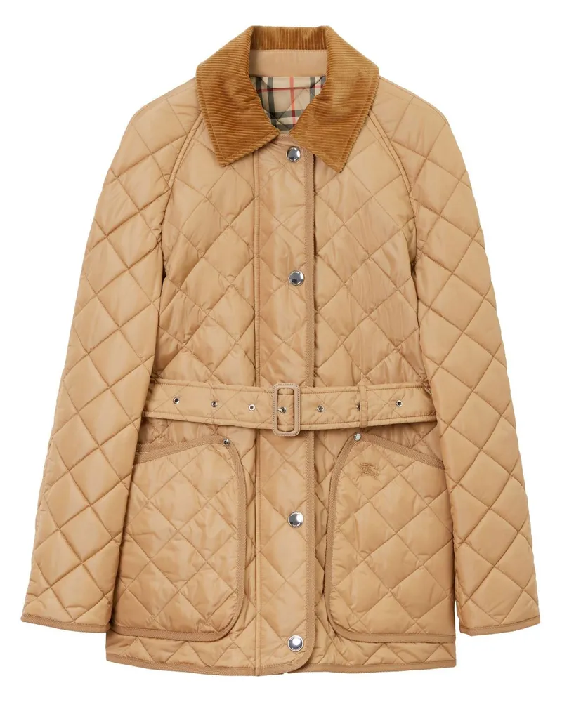 Burberry Gesteppte Jacke - Nude Nude