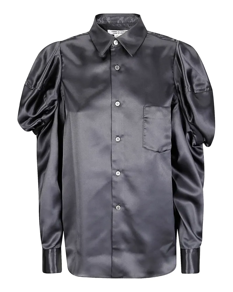 Comme des Garçons Hemd mit Puffärmeln - Schwarz Schwarz