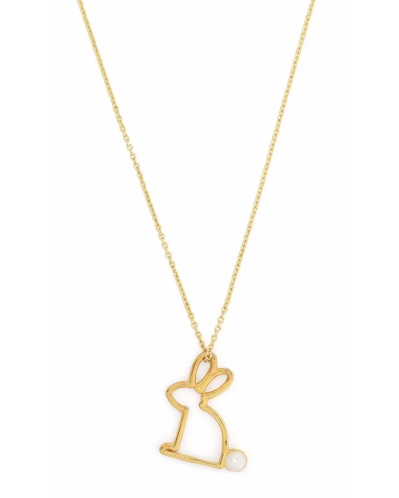 Aliita Conejito Perla Halskette - Gold Gold