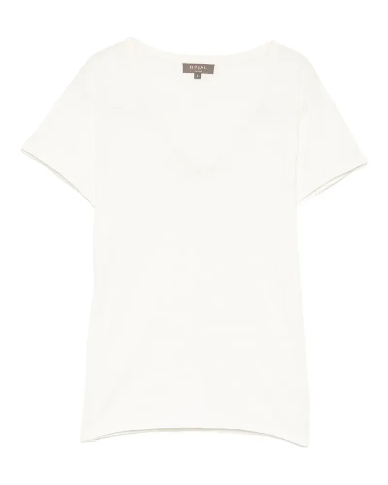 N.Peal Selene T-Shirt - Weiß Weiß