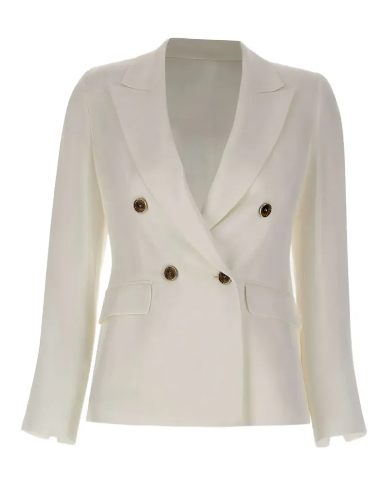 MARELLA Charme double-breasted blazer - Weiß Weiß