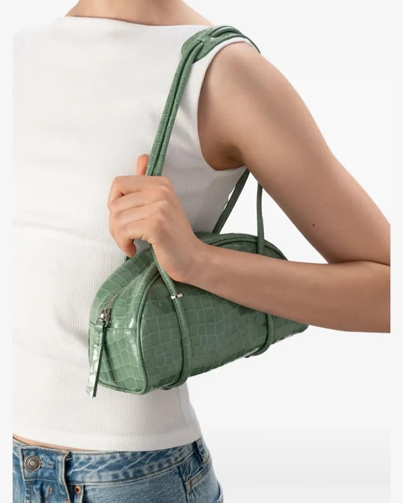 by FAR Kimberly Bowler crocodile-effect shoulder bag - Grün Grün