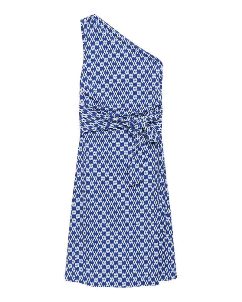 Maliparmi Midikleid mit geometrischem Print - Blau Blau