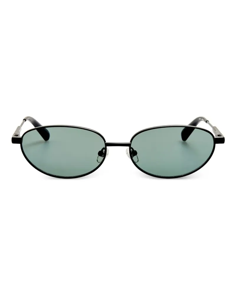 Jacquemus Alba oval-frame sunglasses - Schwarz Schwarz
