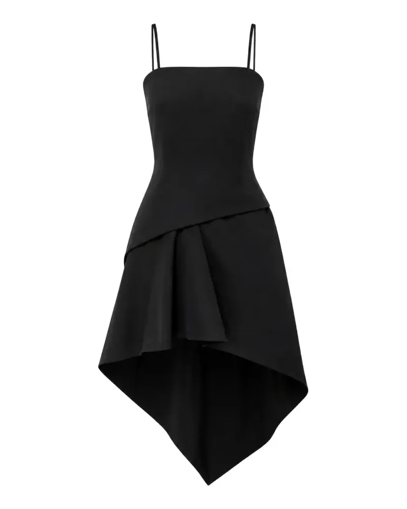 Alexander Wang asymmetric ruffled dress - Schwarz Schwarz