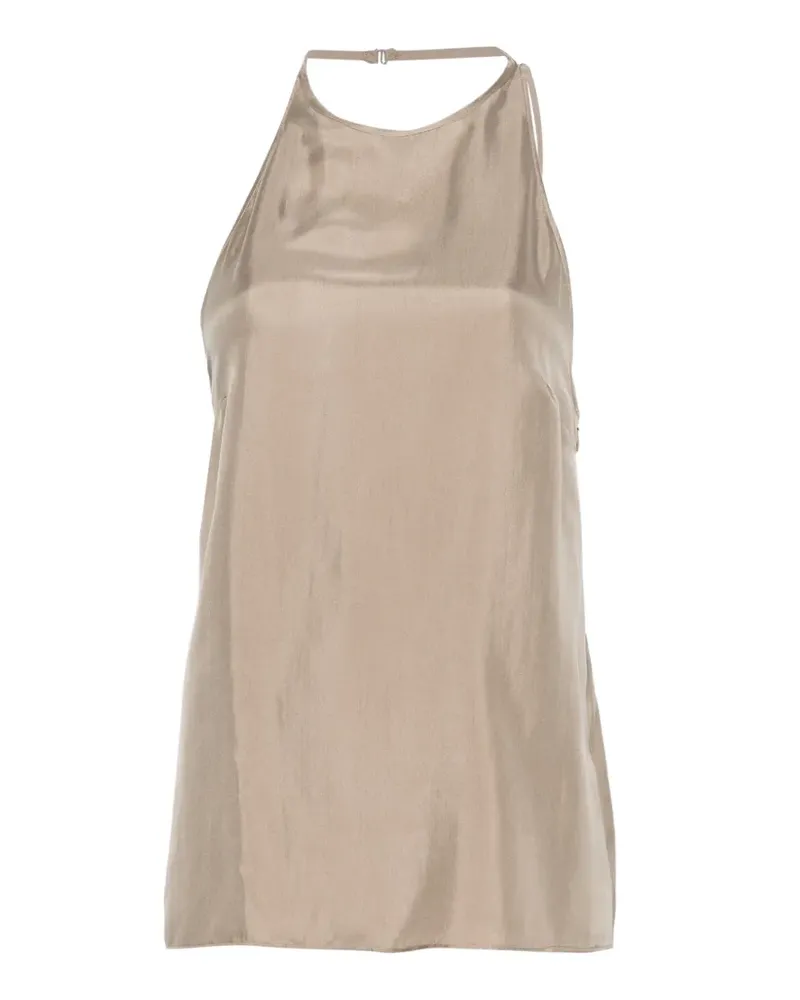 ALYSI Halter Top - Nude Nude