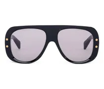Getönte Pulse Pilotenbrille - Schwarz
