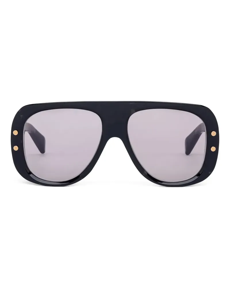 Balmain Getönte Pulse Pilotenbrille - Schwarz Schwarz
