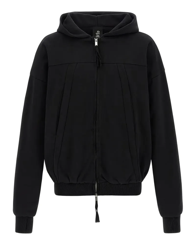 THOM KROM Kapuzenjacke mit Reißverschluss - Schwarz Schwarz
