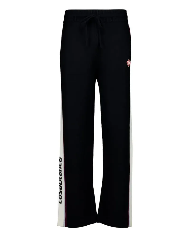 Casablanca Paris striped trousers - Schwarz Schwarz