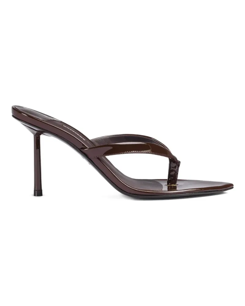 Le Silla Gisele Mules 80mm - Braun Braun