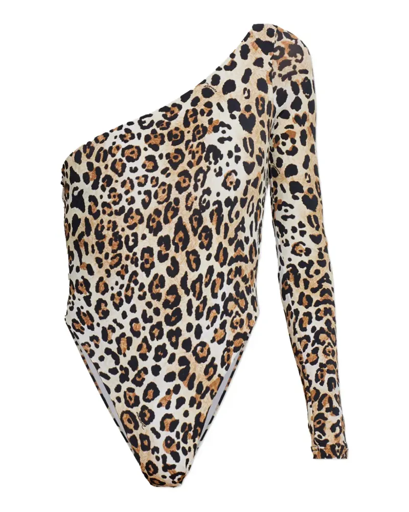 Dsquared2 one-sleeve animal-print body - Nude Nude