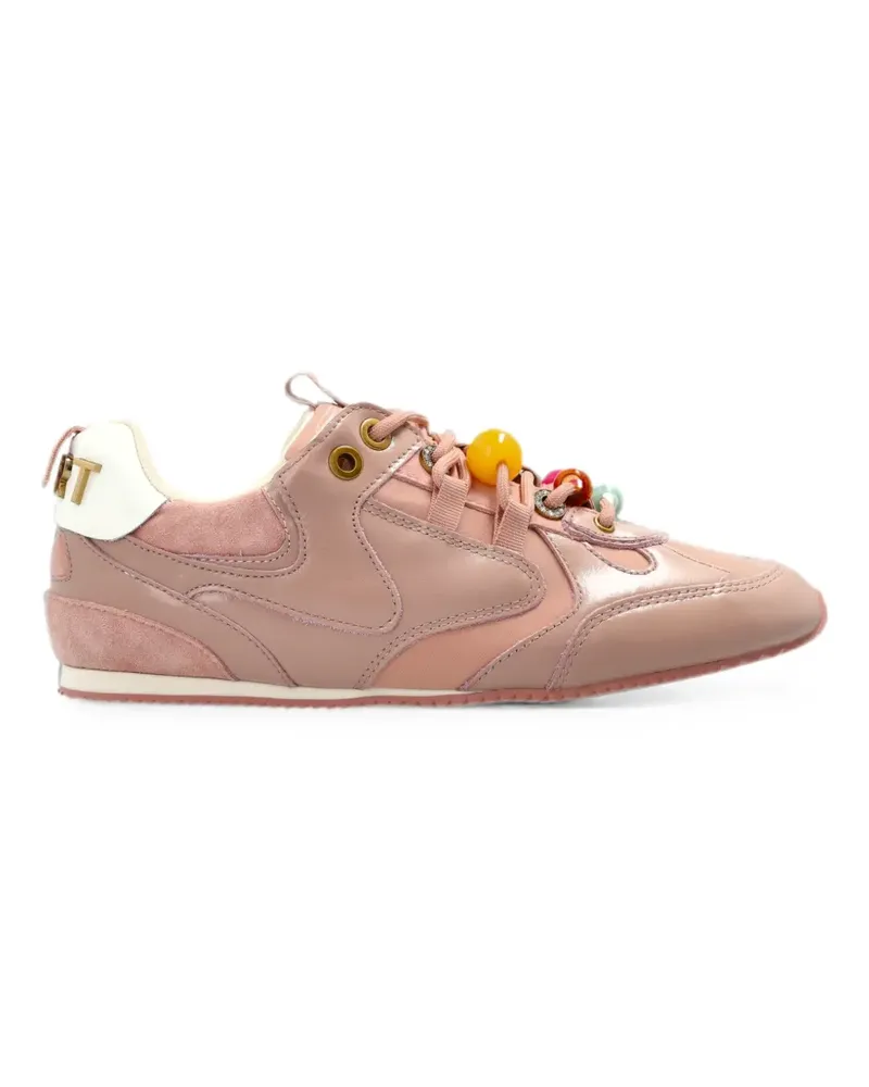 Kurt Geiger Kurt Bead Slim Runner Sneakers - Rosa Rosa