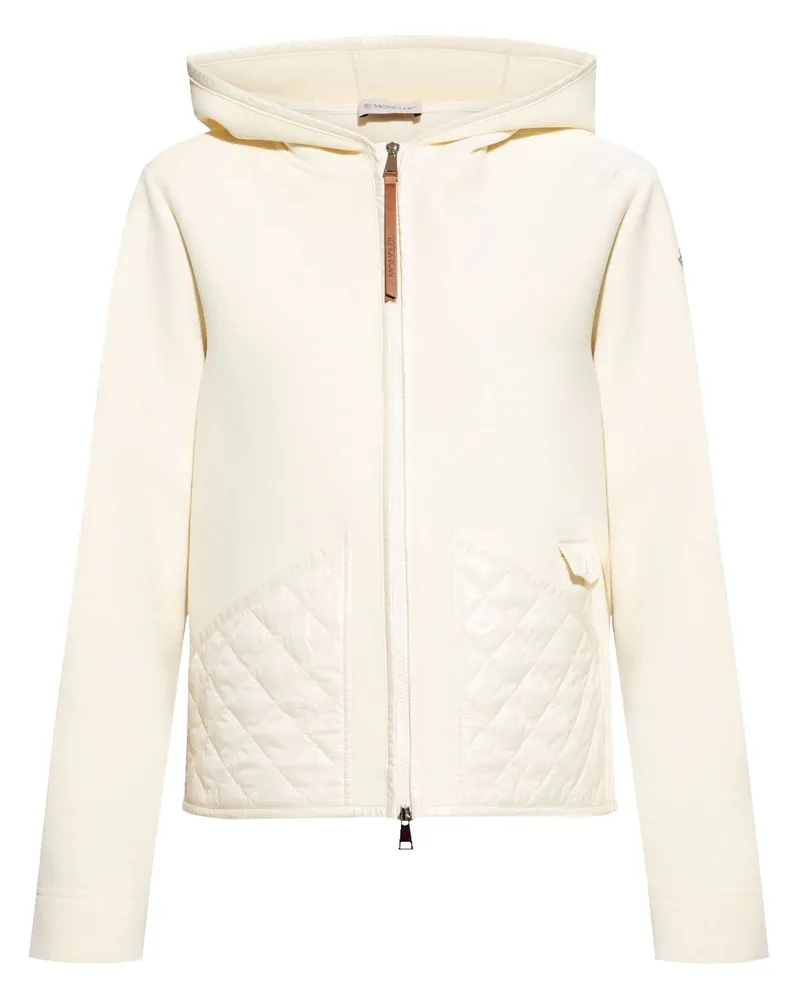 Moncler Gesteppter Cardigan - Nude Nude