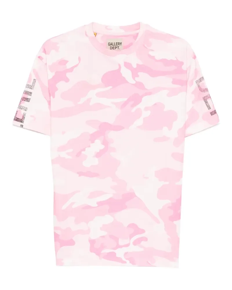 GALLERY DEPT. T-Shirt mit Camouflage-Print - Rosa Rosa